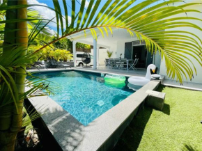 Villa Tropical Paradise avec piscine, 4 chambres